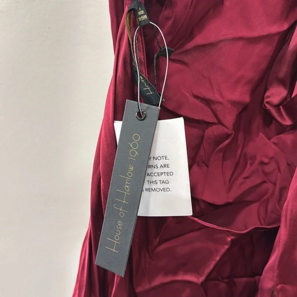 House of Harlow 1960 x REVOLVE Astra Gown in Burgundy - Picture 9 of 15